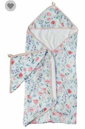 Loulou Lollipop Hooded Towel Set- Bluebell*