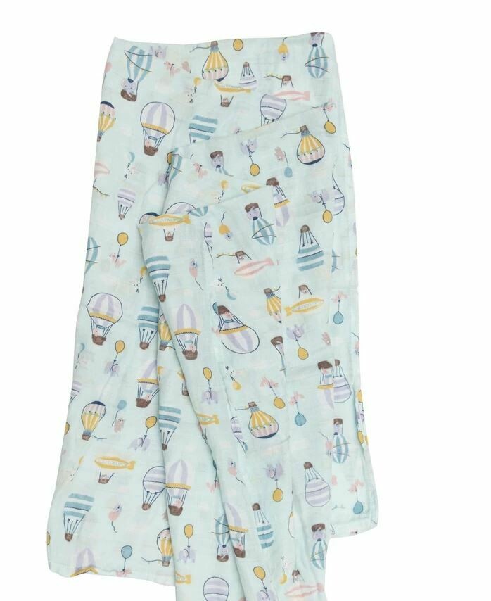 Loulou Lollipop Muslin Swaddle- Up Up Away