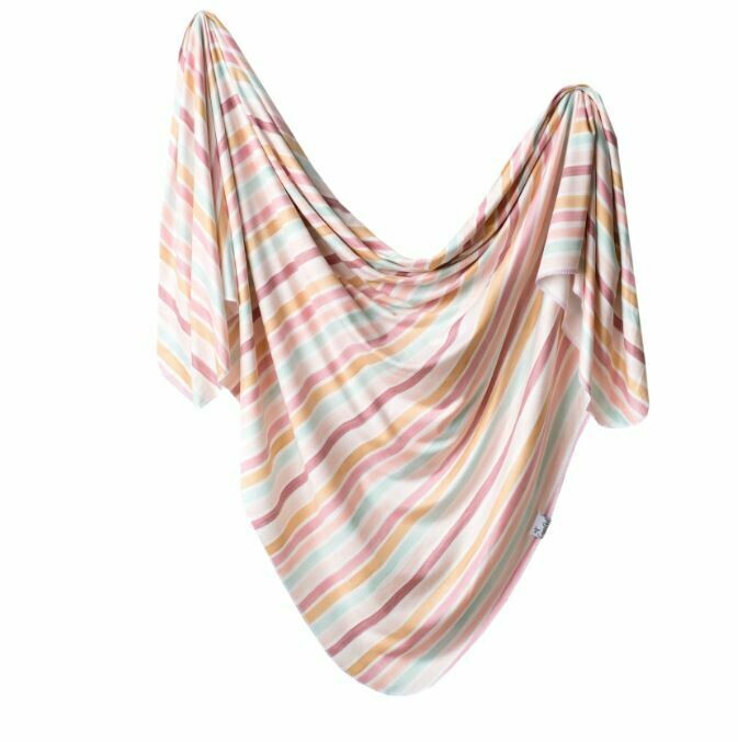 Copper Pearl Knit Swaddle Blanket - Belle