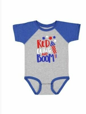 Sweet Wink Red White and Boom S/S Bodysuit