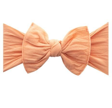 Baby Bling Knot Bow - Sunset