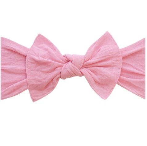 Baby Bling Knot Bow - Bubblegum
