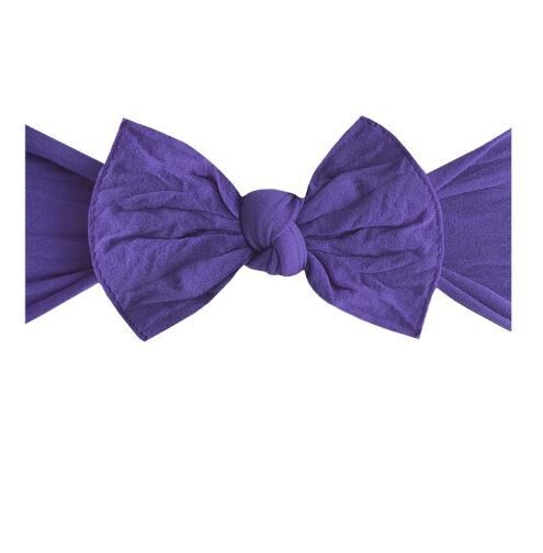 Baby Bling Knot Bow - Ultra Violet