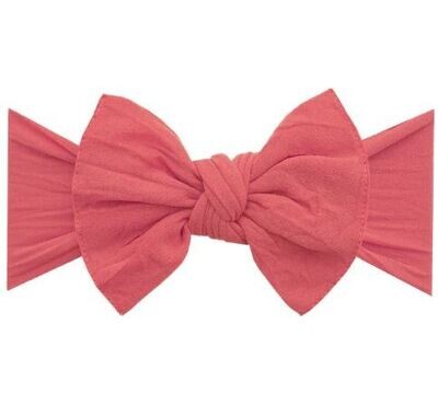 Baby Bling Knot Bow - Salmon*
