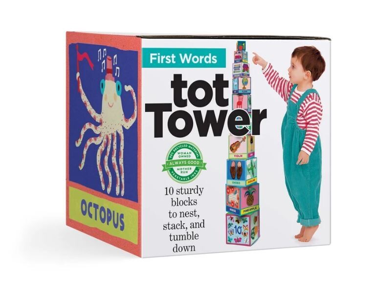 eeBoo First Words Tot Tower