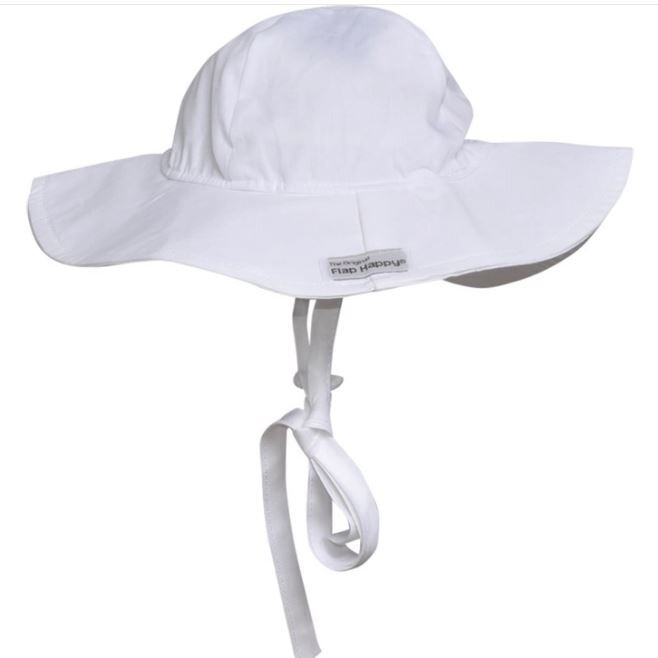 Flap Happy Floppy Hat White
