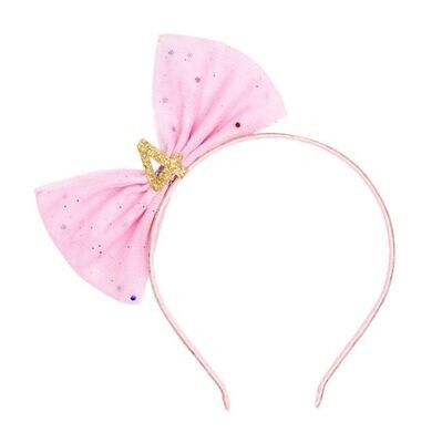 Sweet Wink Birthday Bow Headband #4
