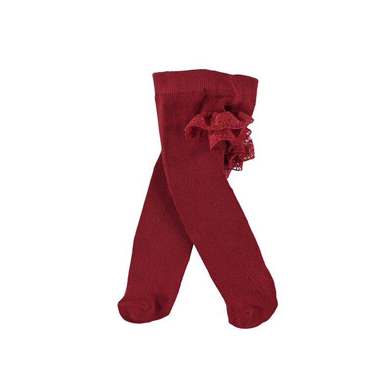 Mayoral Baby Girl Red Flounces Tights 9415