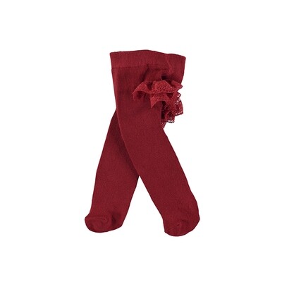 Mayoral Baby Girl Red Flounces Tights 9415*