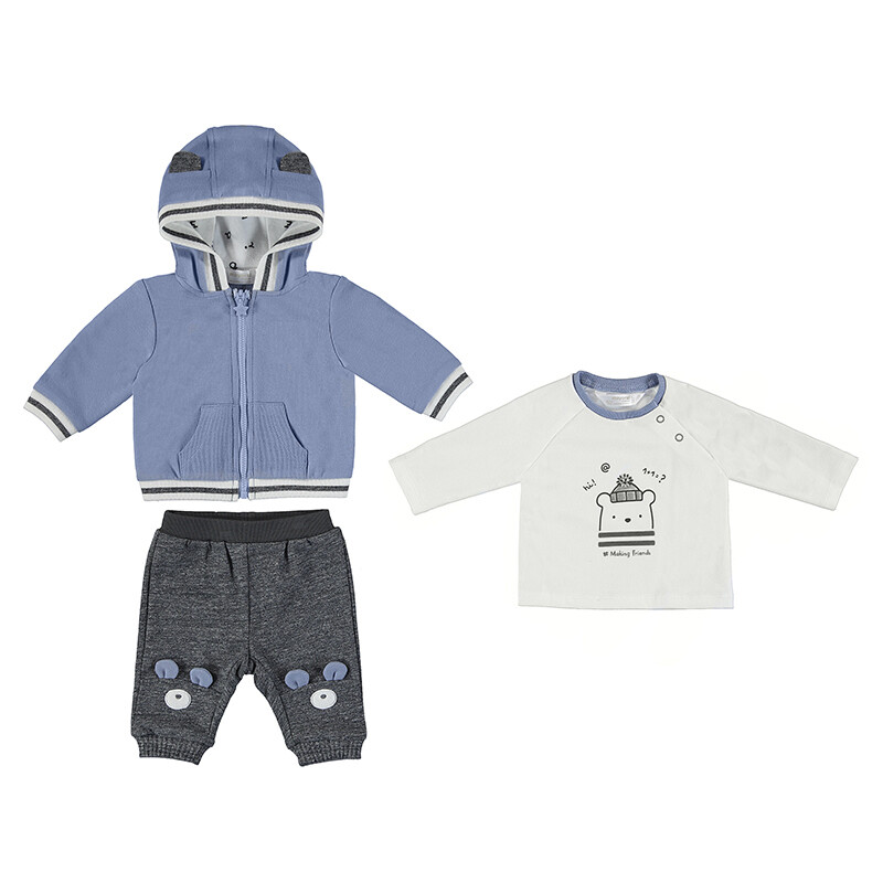Mayoral Baby Boy Blue Tracksuit w/Shirt 2694