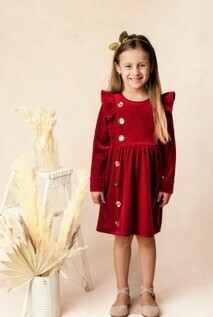 Isobella & Chloe Queen of Hearts Red Dress 343*