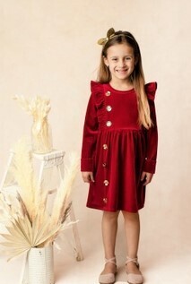 Isobella &amp; Chloe Queen of Hearts Red Dress 343*