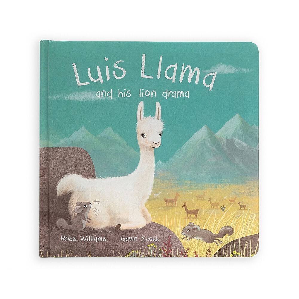 Jellycat Luis Llama Book*