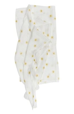 Loulou Lollipop Muslin Swaddle- Rise and Shine
