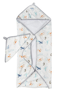 Loulou Lollipop Hooded Towel Set- Born To Fly