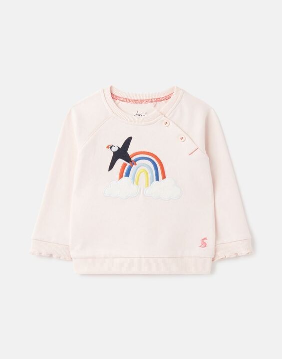 Joules Baby Girl Rainbow Puff Shirt 84