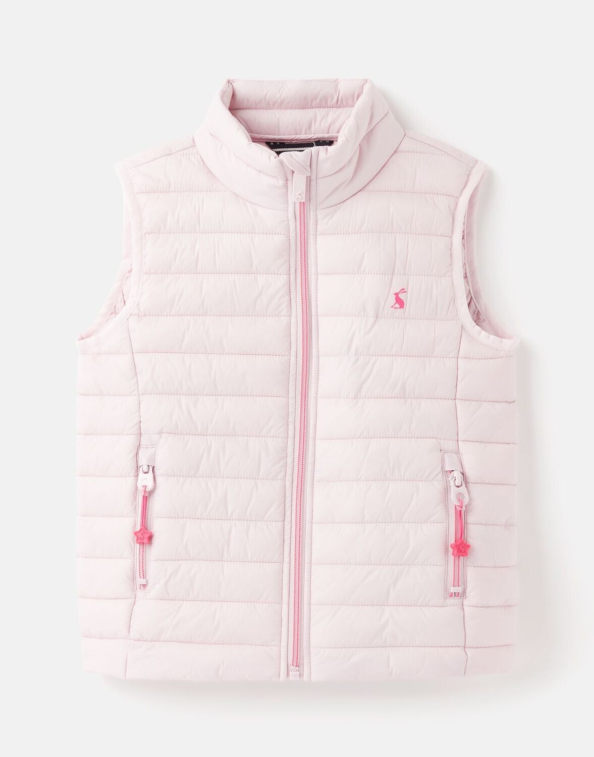 Joules Girls Croft Soft Pink Vest 215388