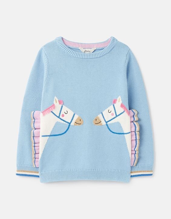 Joules Girls Geegee Bluehorse Sweater 362