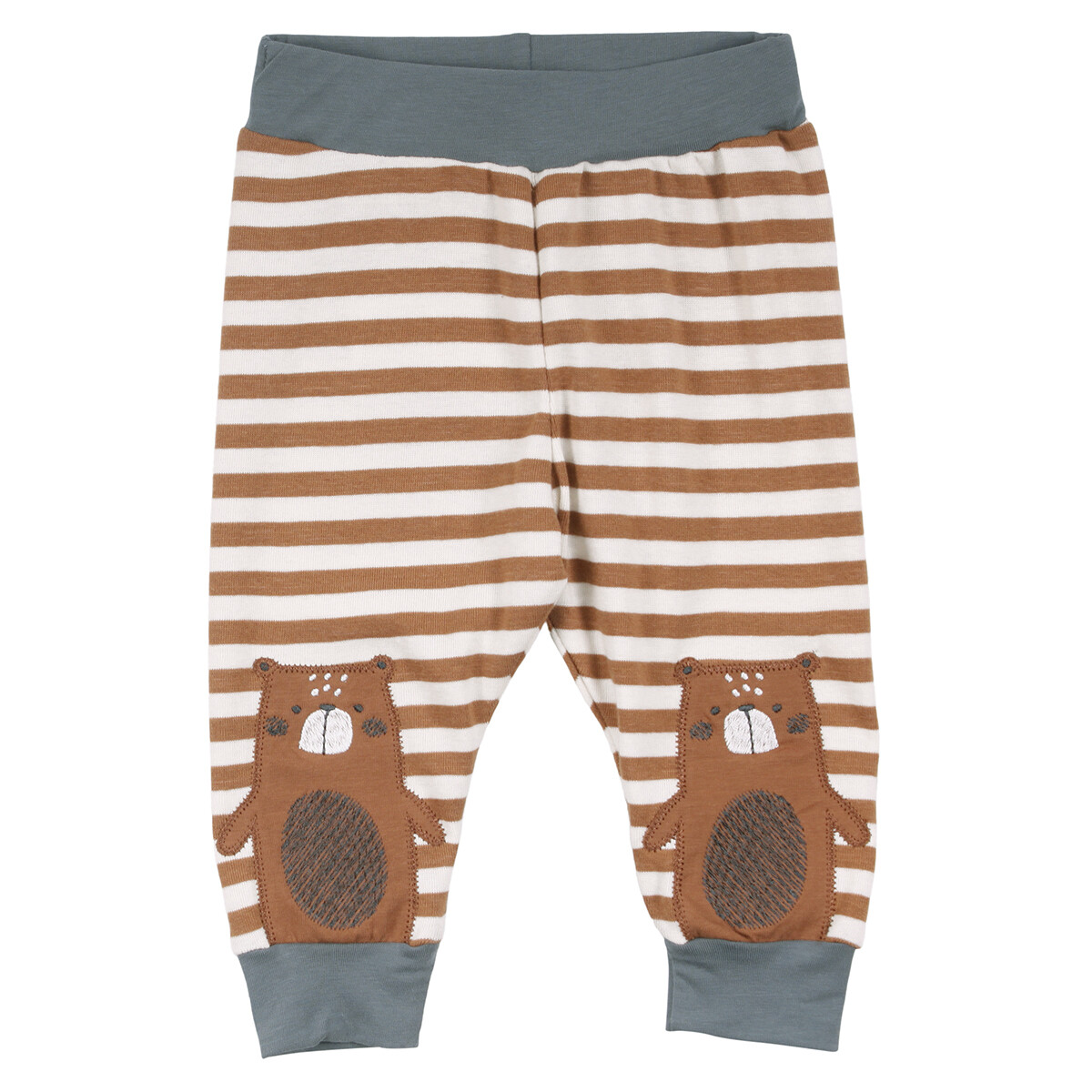 Fred's World Baby Boy Almond Bear Stripe Pants