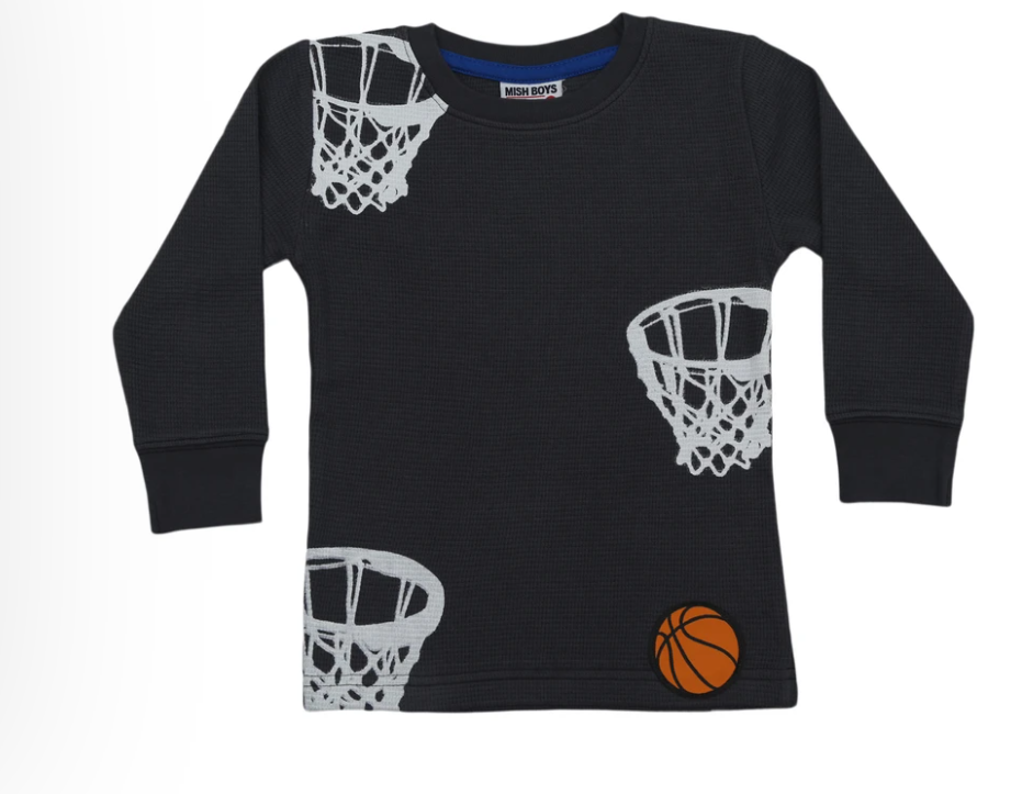 Mish Boys Basketball Nets Thermal Coal 74