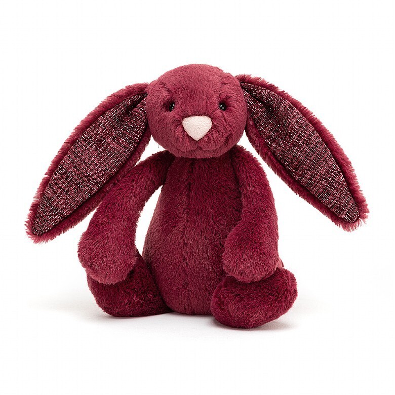 Jellycat Sparkly Cassis Bunny Small 7"