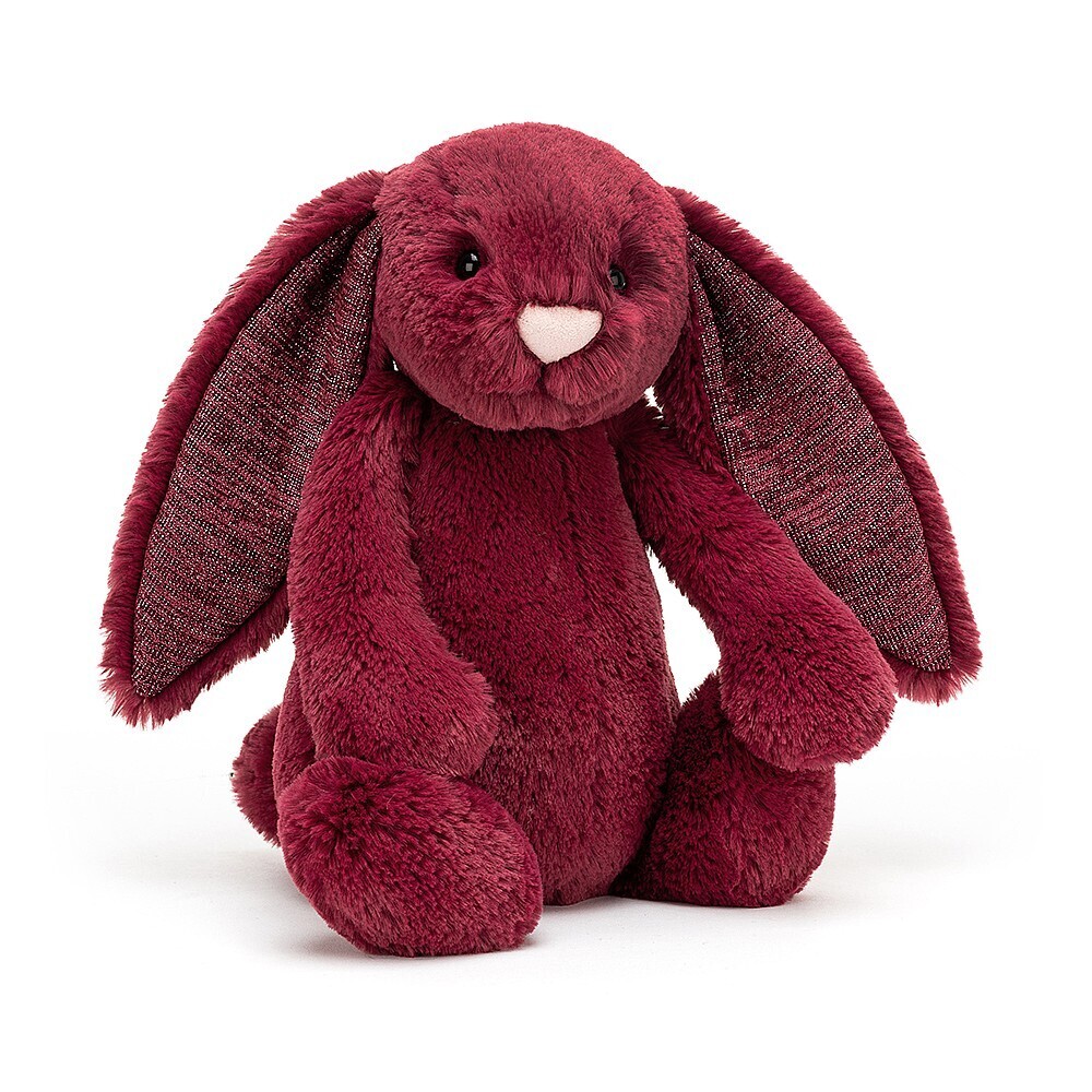 Jellycat Bashful Sparkly Cassis Bunny Medium 12&quot;