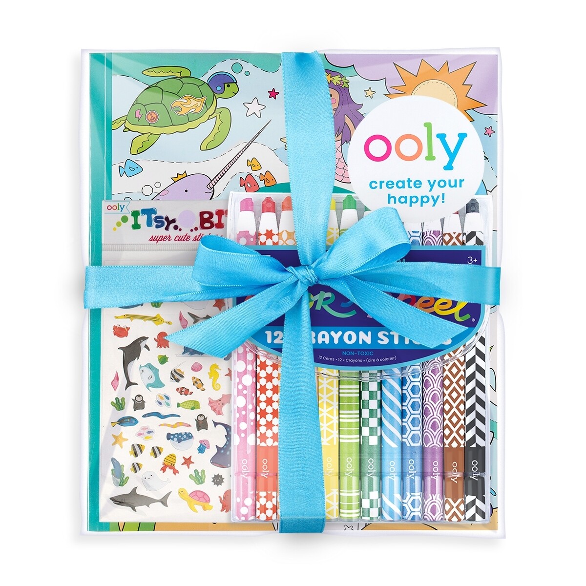 OOLY Outrageous Ocean Appeel Coloring Pack