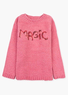 Losan Girls Light Red Magic Sweater 126-5000AL