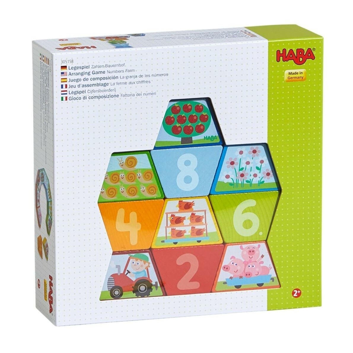 Haba Numbers Farm Arranging Game