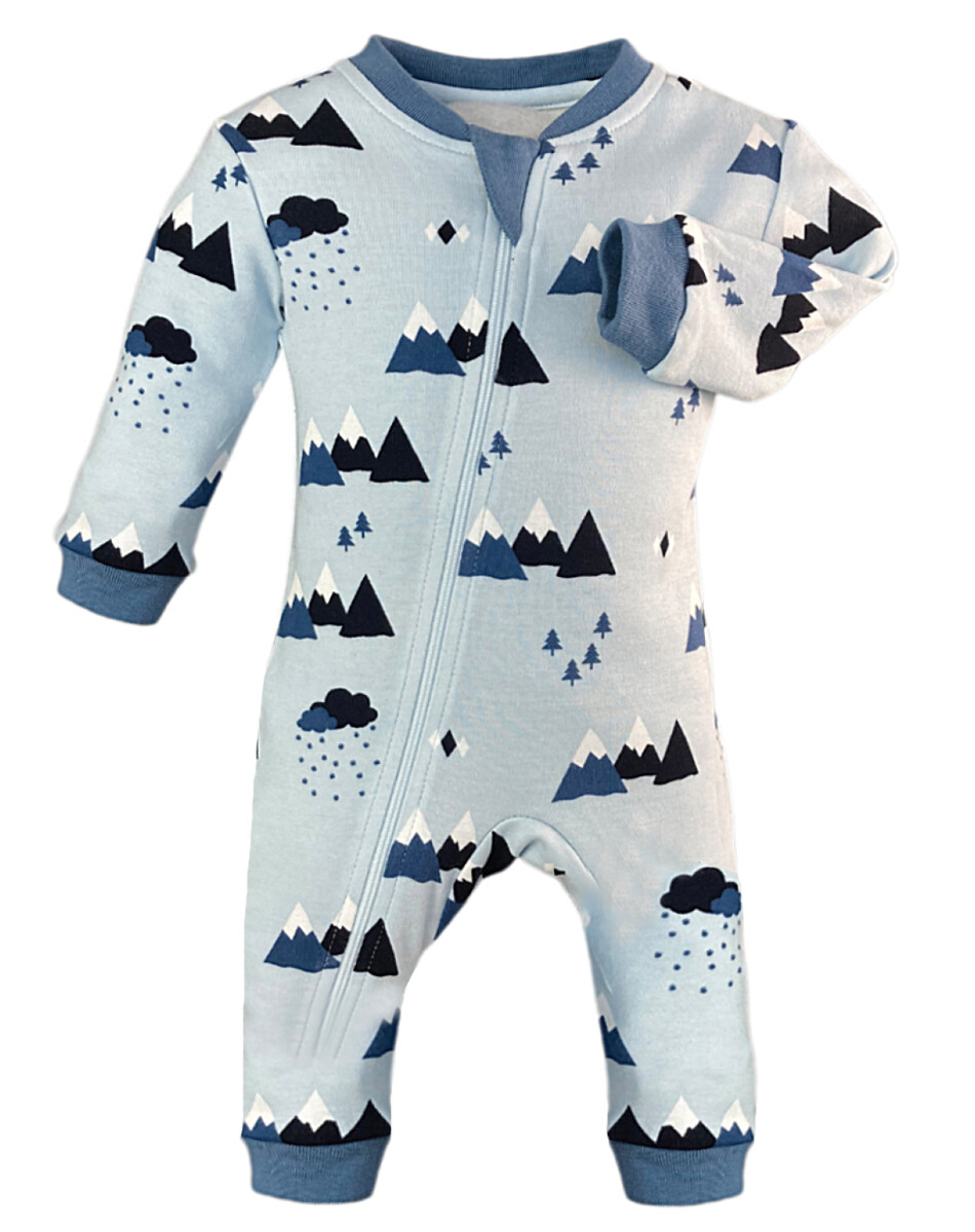 ZippyJamz Footless Bodysuit-Little Adventure
