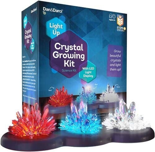 Dan & Darci Light-Up Crystal Growing Kit