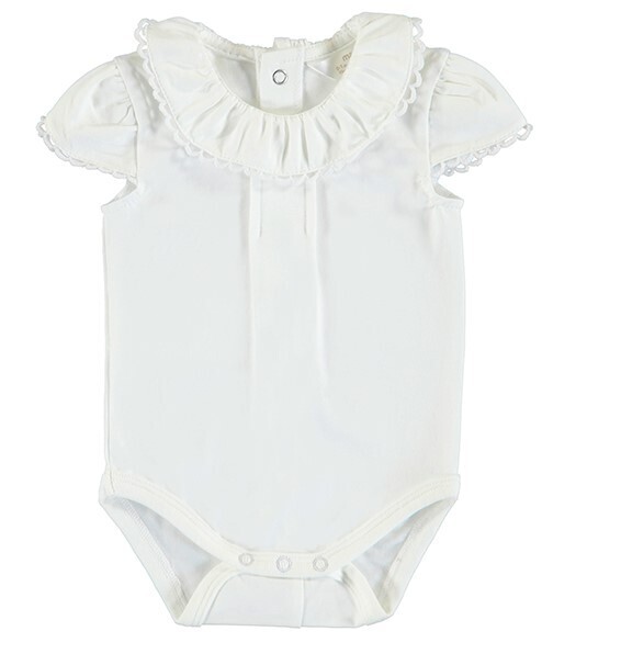 Mayoral Baby Girl White Bodysuit 1712