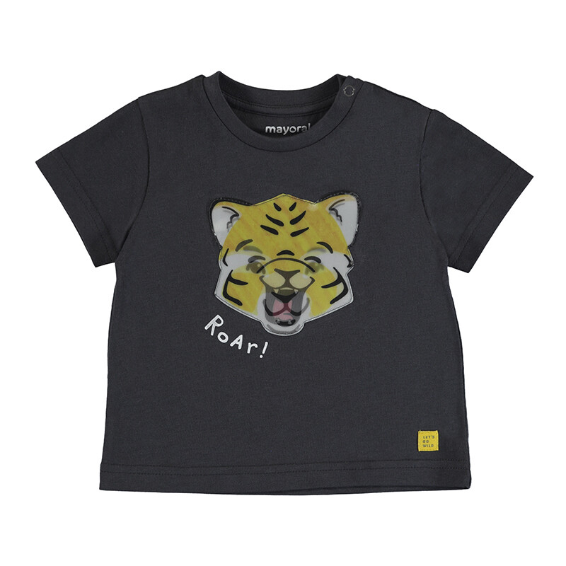 Mayoral Baby Boy S/S T-Shirt Dark Gray 1014