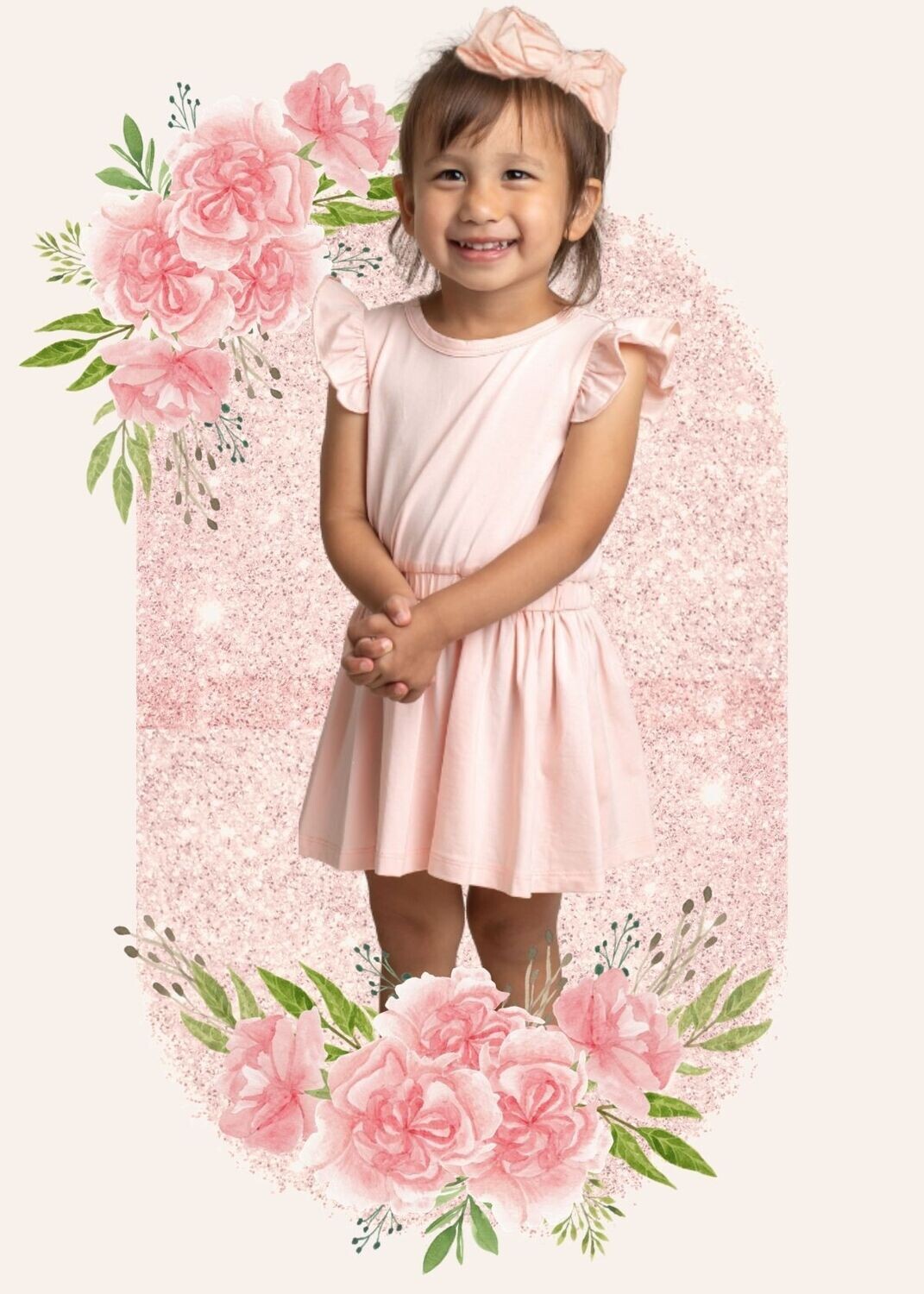 Isobella & Chloe Girl Garden Fairy Knit Dress 5481