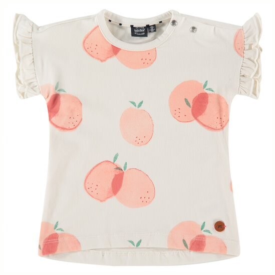 Babyface Girls Organic Ivory S/s T-Shirt 646