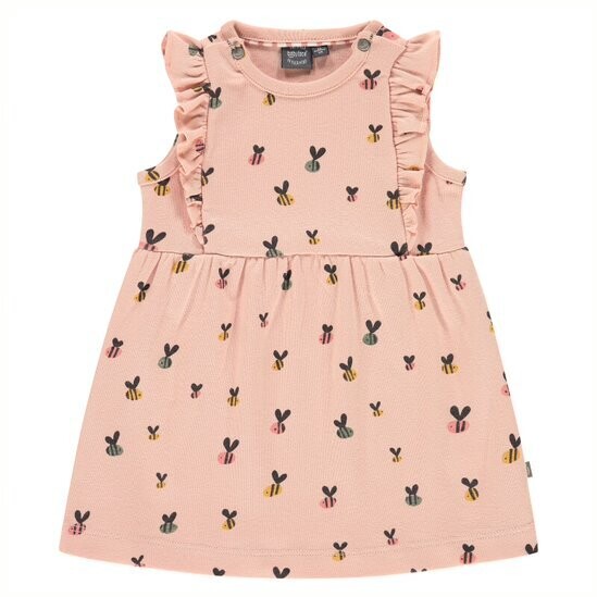 Babyface Girls Organic Dusty Pink S/S Dress 722*