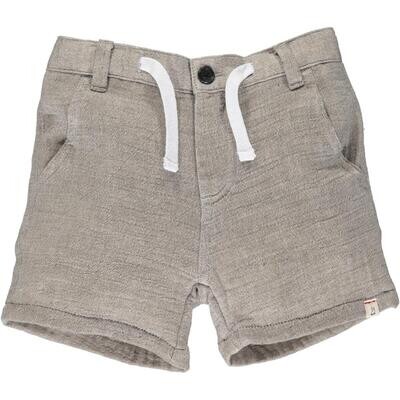 Me &amp; Henry Boys Brown Crew Gauze Shorts 672c*