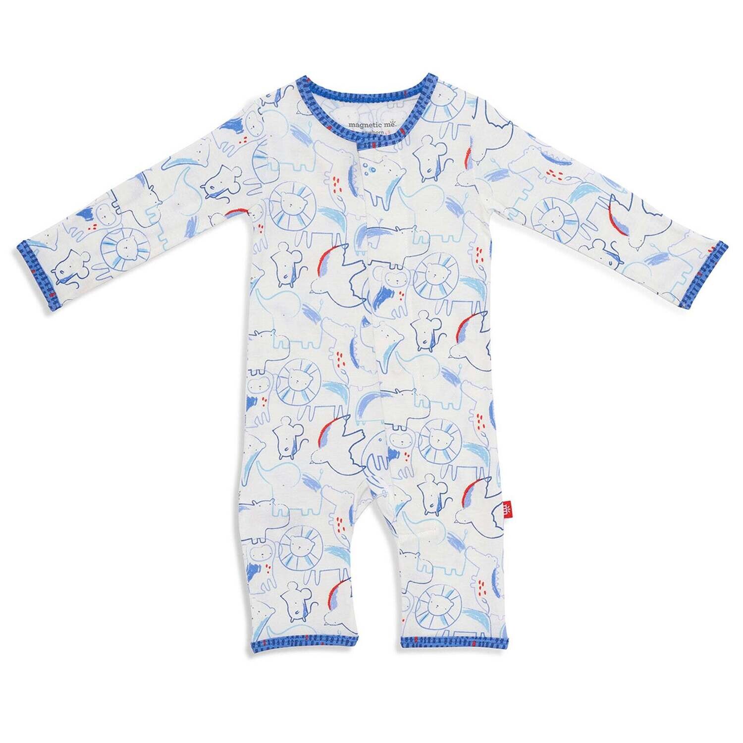 Magnetic Me Baby Boy Roarsome Friends Coverall 77