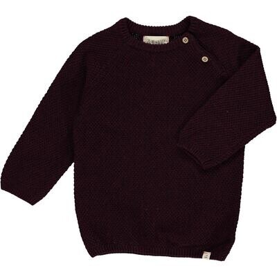 Me &amp; Henry Boys Burgundy Roan Sweater 93b*