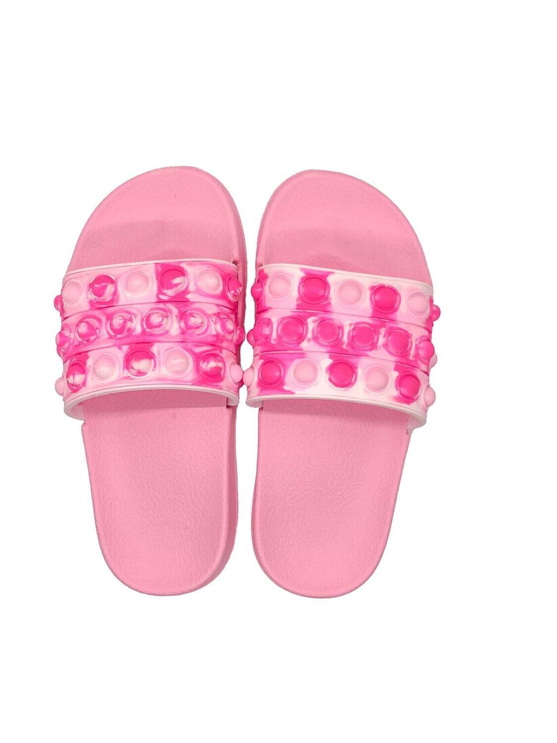 In and Out Slides - Pink Glitter