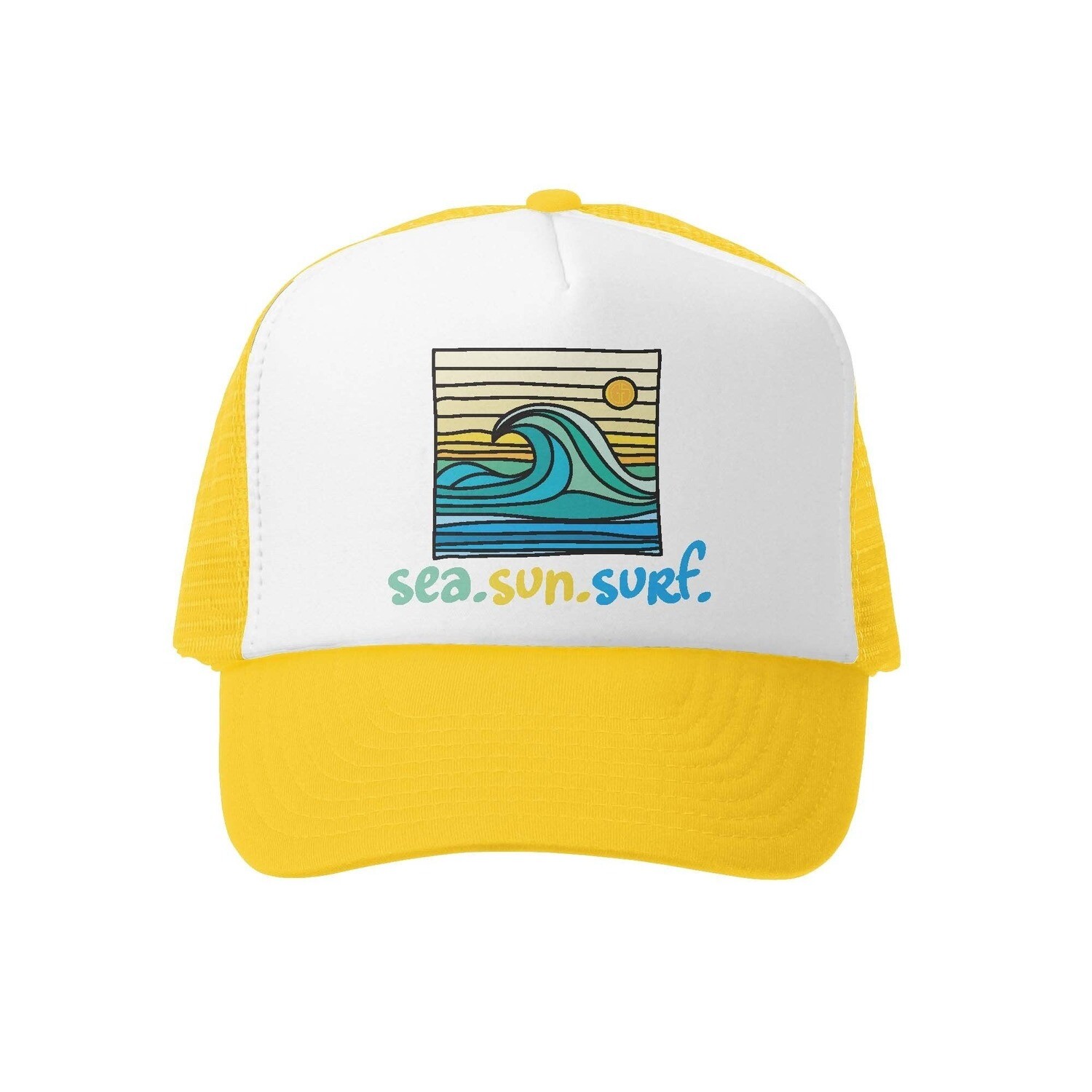 Grom Squad Hat Sea.Sun.Surf - Yellow