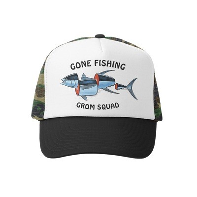 Grom Squad Hat Gone Fishing - Camo