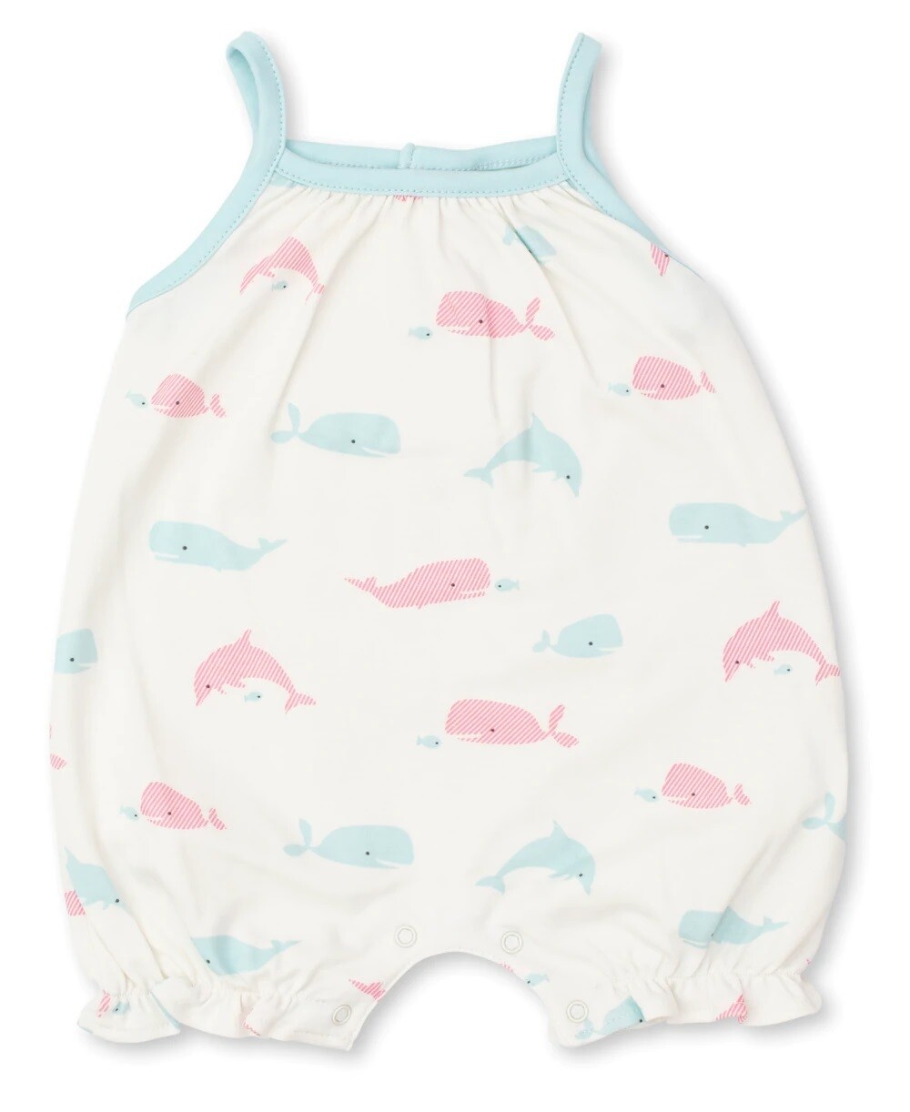 Kissy Love Baby Girl Whales Playsuit 109I