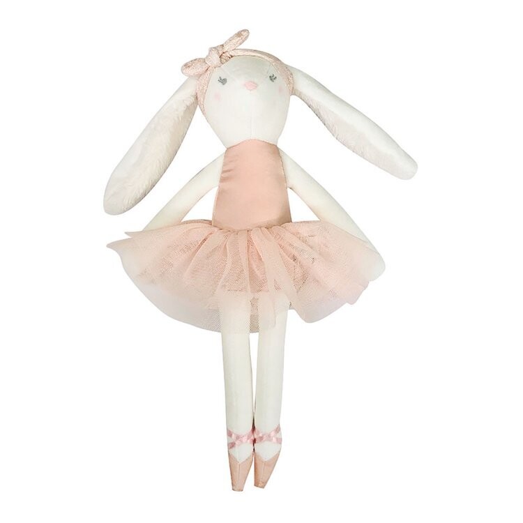 Albetta Cotton Velvet Ballerina Bunny