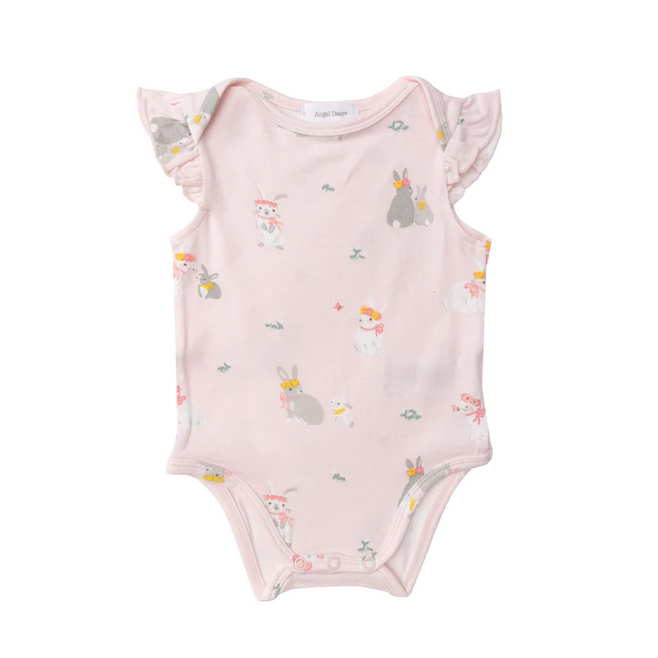 Angel Dear BGirl Bunny/Pink Ruffle Sleeve Onesie*