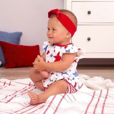 Tesa Babe Baby Girl Stars & Stripes Top & Short