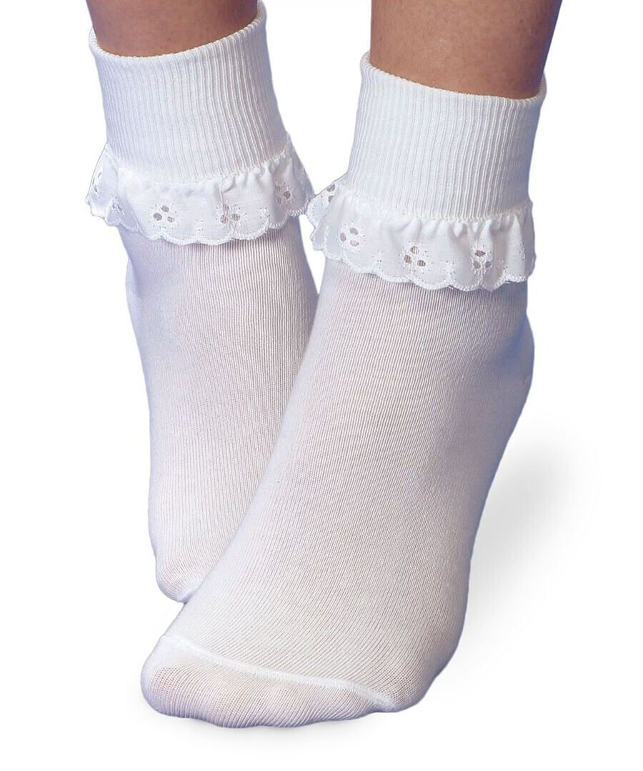 Jefferies Eyelet Sock Shoe Size 12-6 2154