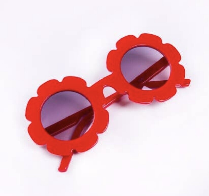 Sunflower Sunnies Sunglasses- Red