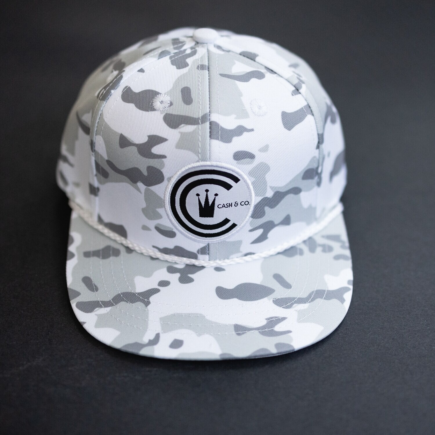 Cash &amp; Co. White Camo Hat*