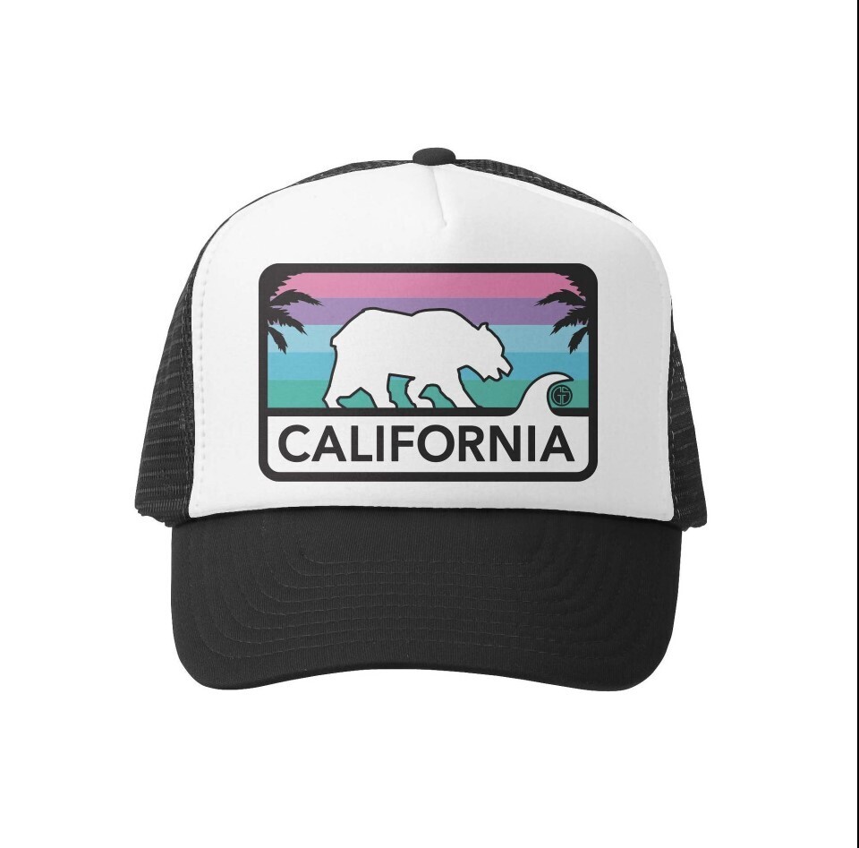 Grom Squad Trucker Hat Ca License Plate 